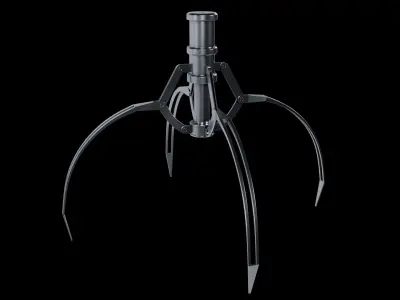 Metal Claw 10 with RIG 3D model