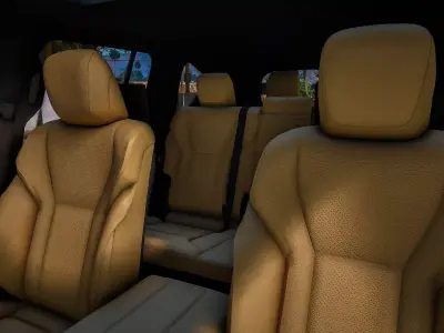 Lexus LX600 BB 2025 Realistic Game Ready SUV 3D Model FBX PBR 3D model