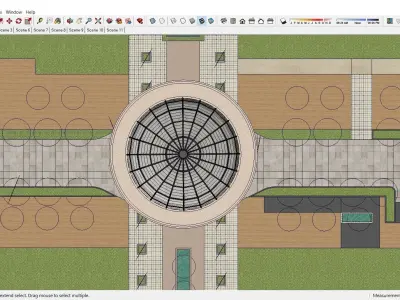 Sketchup Landscape Park J8 3D model