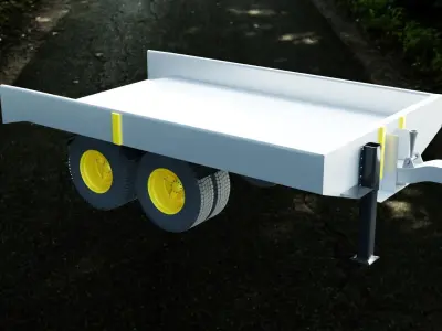 Trolly 3d Model Low-poly 3D model