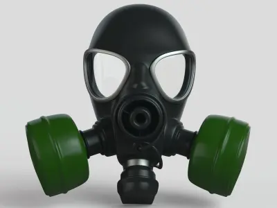 Gas Mask 3D model get
