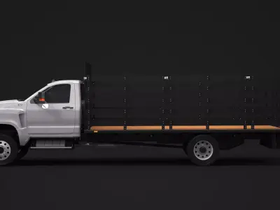 International CV 2020 Stake Bed 3D model