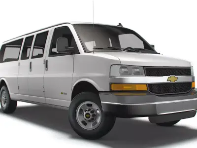 Chevrolet Express Extended WB 2022 3D model