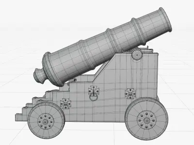 CANNONBALL - PBR - TOON Low-poly 3D model