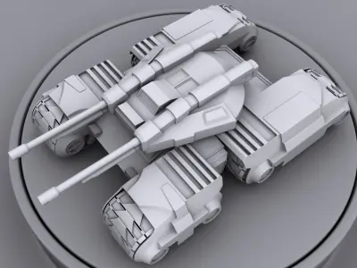 Mammoth Tank  3D print model