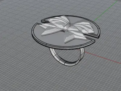 3d model bow ring design 3D model