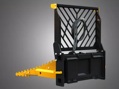 Dominator Tree Pulle Compact Track Loader Attachment 3D model