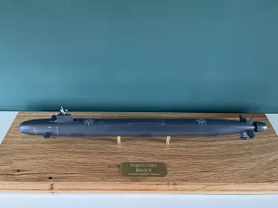 1-350 Virginia Class Subamarine Block I-IV and Block V 3D print model