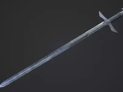 The Sword of Altair  Low-poly 3D model