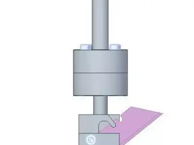 Drag knife tool 3D model