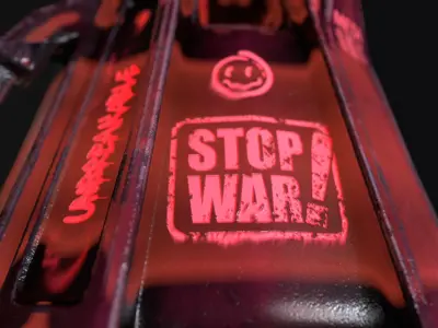 Nuclear Mirage Low-poly 3D model