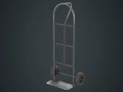 Hand Truck 5B Low-poly 3D model