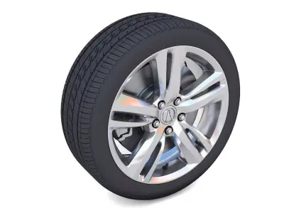  Acuras RDX Rim 3D Model Low-poly 3D model