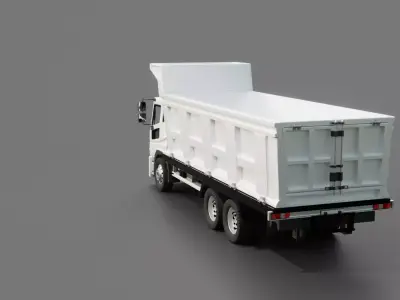 Mitsubishi Fuso Super Great Dump Truck 3D model