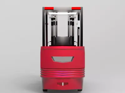 Forklift Low-poly 3D model purchase