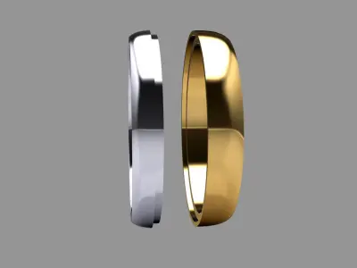 Wedding Rings For Men 3D print model