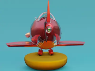 aircraft toy airplane 3D model