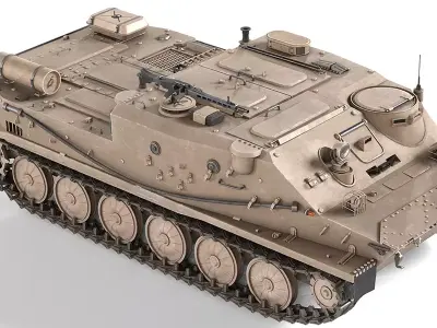 5 Military Vehicles Collection v2 Free 3D model