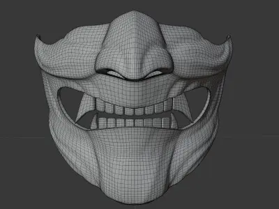 Menpo Mask 3D model