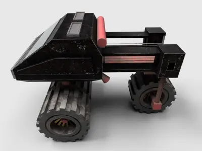 Rider Truck CG 3D model