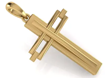 CROSS PENDANT CR125 3D print model