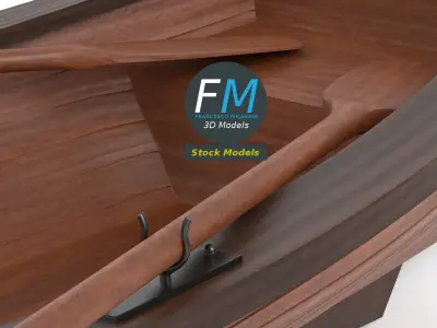 Rowing boat 2 3D model