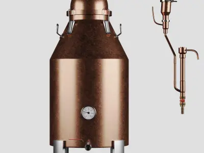 Copper Distiller 3D model