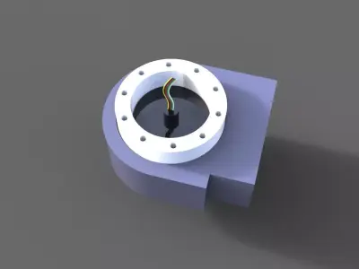 Turntable for cranes or other applications Typ B 3D print model