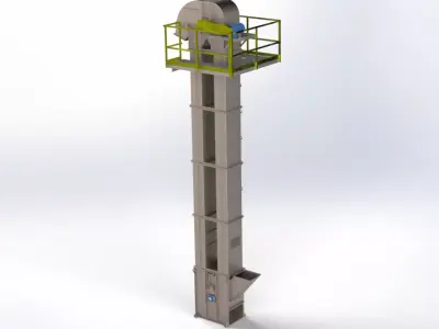 Bucket elevator B550H9700 3D model