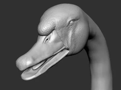  Swan VFX Zbrush Sculpture digitale 