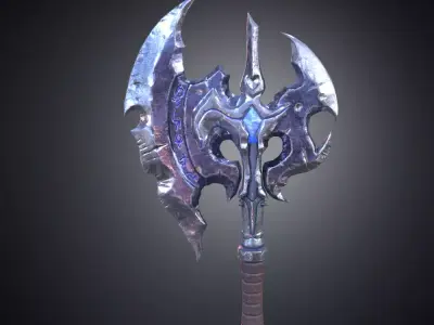 Axe 3D model Low-poly 3D model
