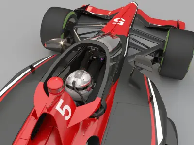 Racecar 3D model