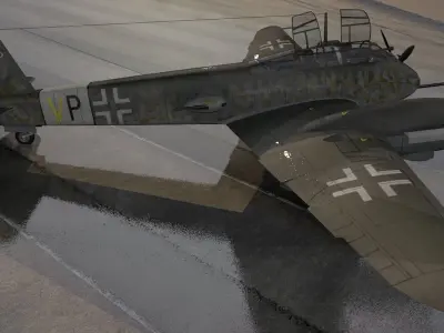 Messerschmitt Me-410 B-2 3D model