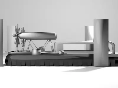 Hovercraft - Classic 3D model