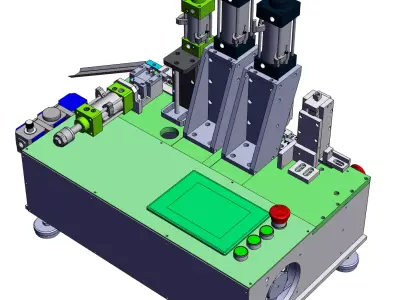 Terminal shaping machine bending machine 3D model