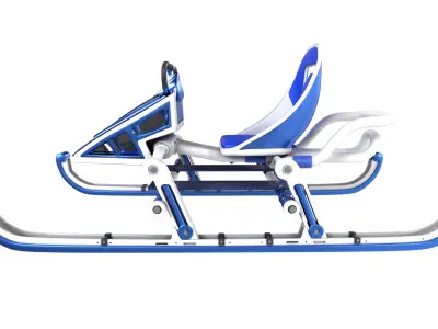 Sled vehicle 3D model purchase