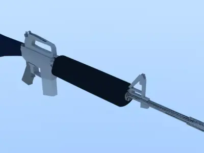 M16 GUN Free 3D model