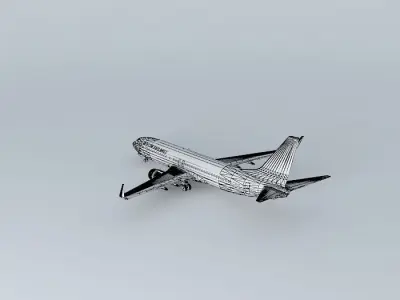 Arrow Airlines Boeing 737-800W Free 3D model purchase
