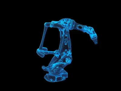 Mechanical arm 3D model