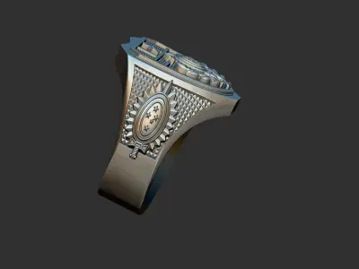Exercito Brasileiro Anel - Brazilian Army Ring  3D print model