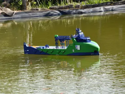 Diving support vessel 3D print model