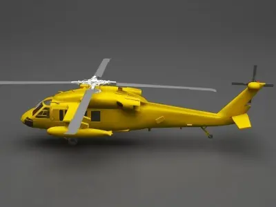 Helicopter 3D model 12