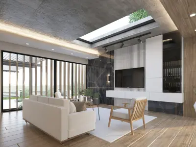  Beach Villa Exterior and Interior 