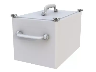 Plastic container 04 3D model