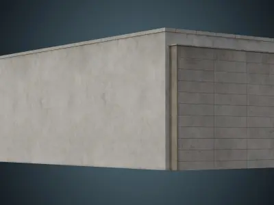 Building 11  Low-poly 3D model