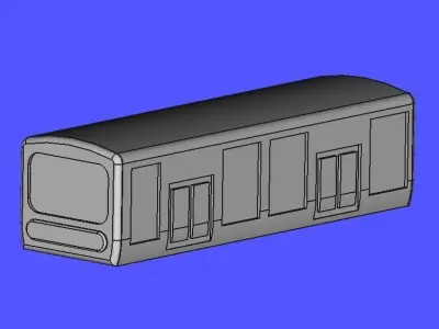 N gauge size model train Free 3D print model