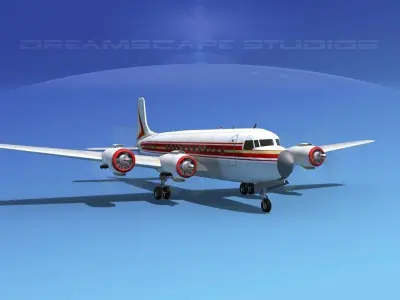 Douglas DC-6 Executive 3D model