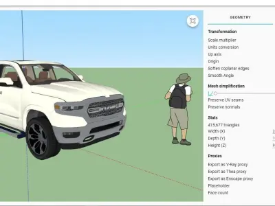 Dodge Ram 2019 - Limited Edition 3D model