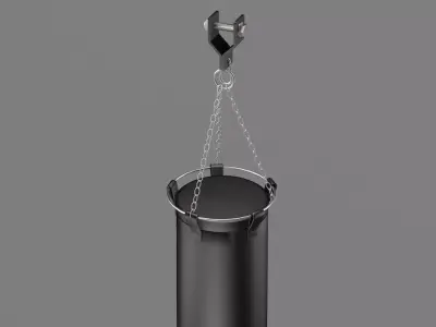 Punching Bag Low-poly 3D model purchase