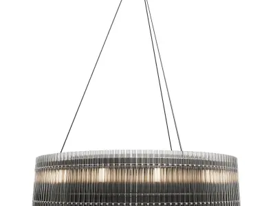 Pendant lamp transparent glass antique nickel 91GH-80568 3D model